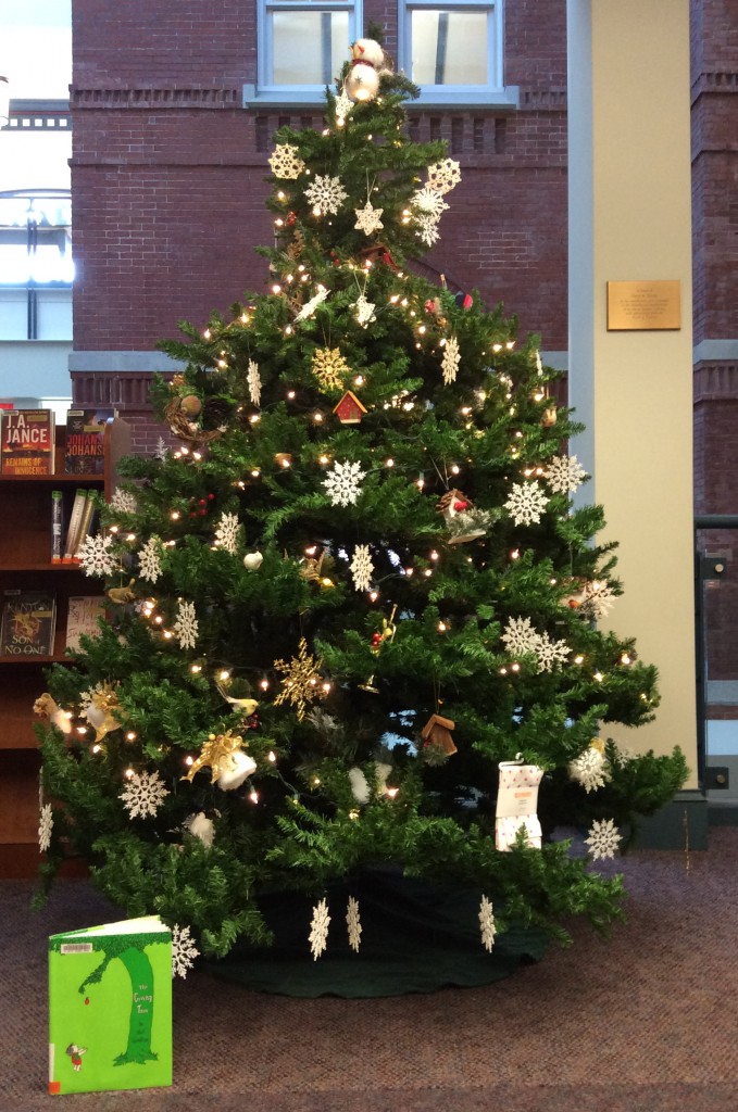 Morse Institute giving tree 2014