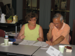 Tutor and student with Literacy Volunteers of Massachusetts at the Morse Institute Library