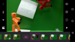 Image of two Stickbots on green background; text says "Teen MakerLAB: Stop Motion" November 1 + 15"