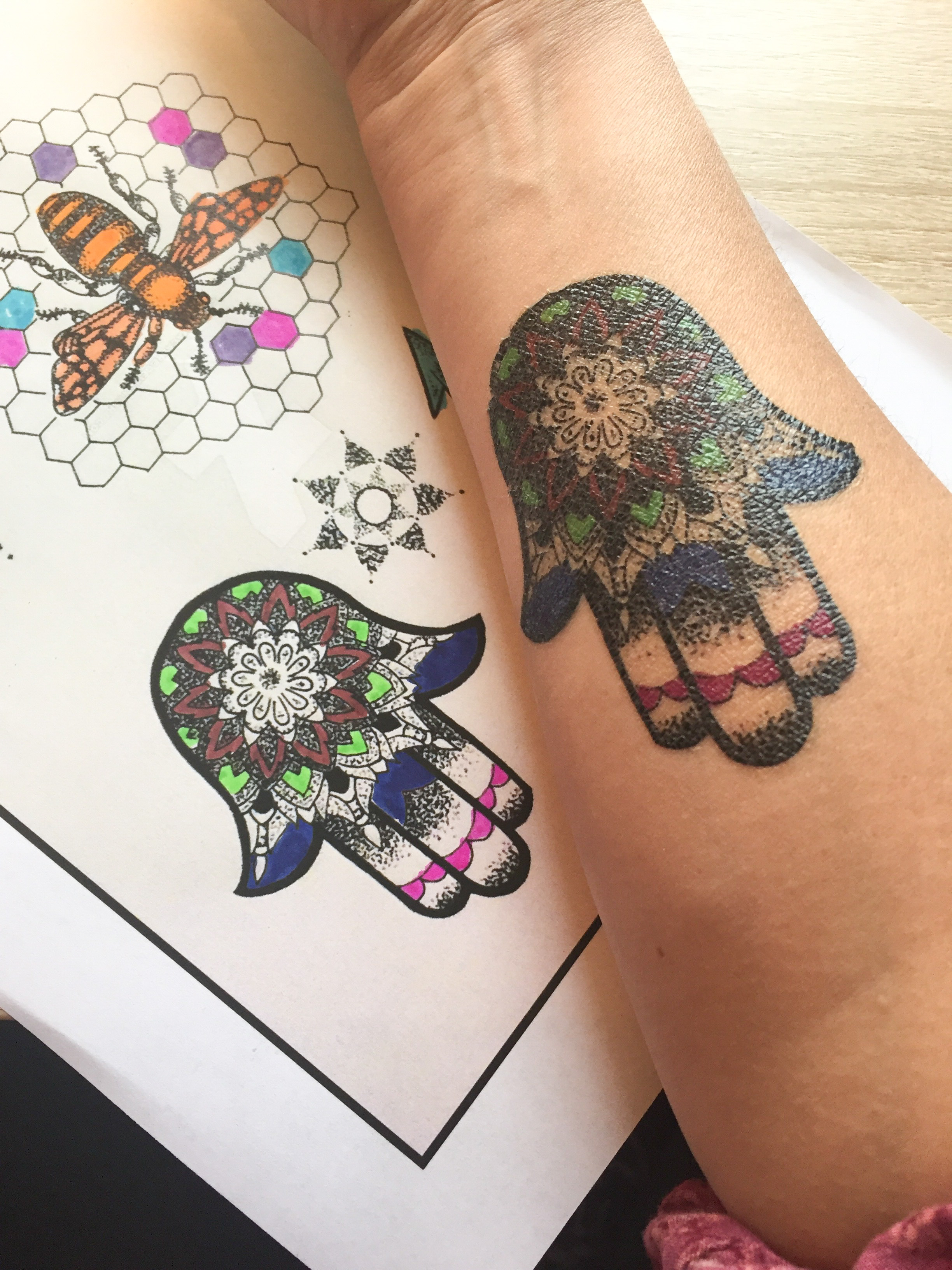 Hamsa hand tattoo – BELLAROSEART