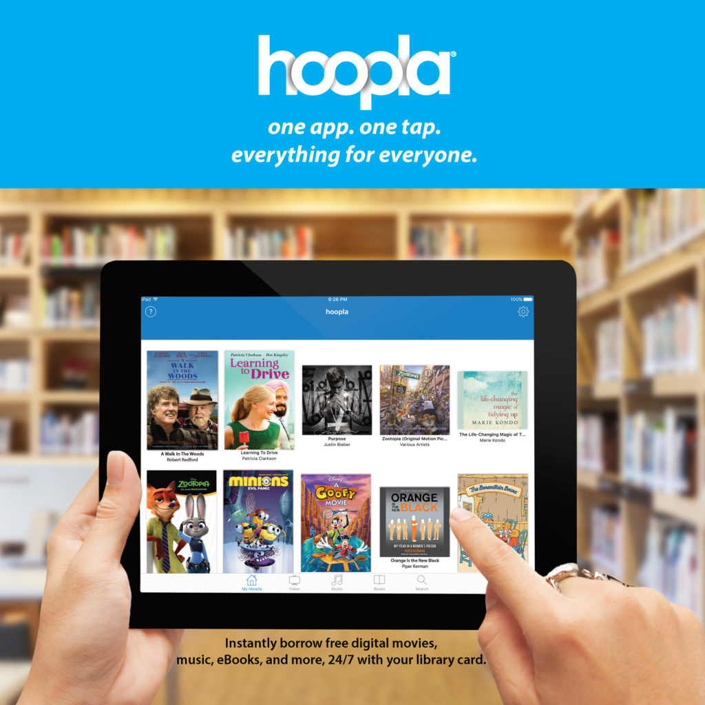 hoopla digital now available at the Morse Institute Library!